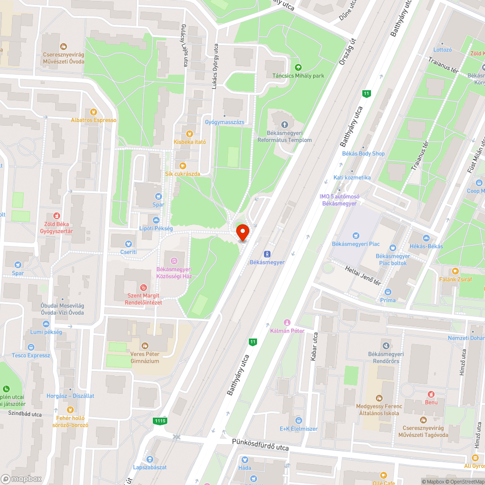 Balesetveszélyes lépcső bejelentés helye