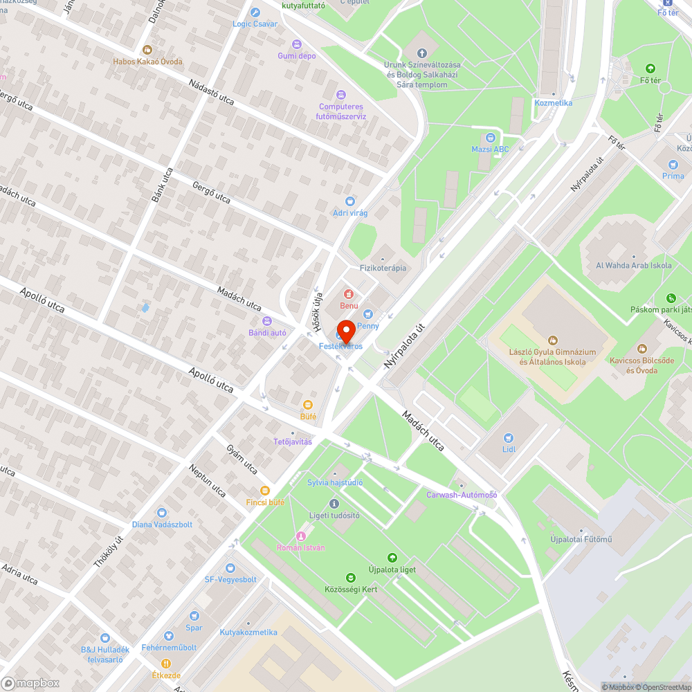 Járdán parkolás bejelentés helye