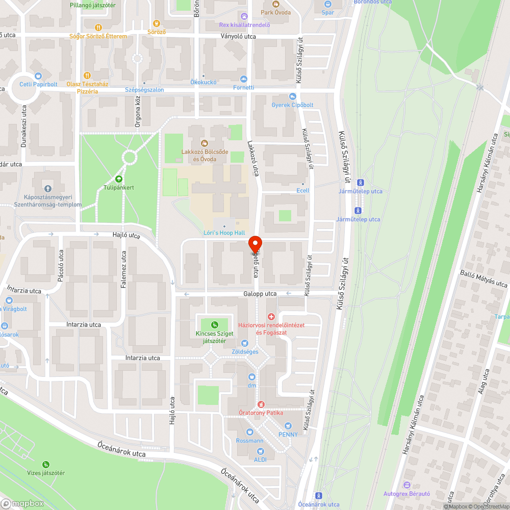 Nem takarítják a havat az Ügető utcában bejelentés helye