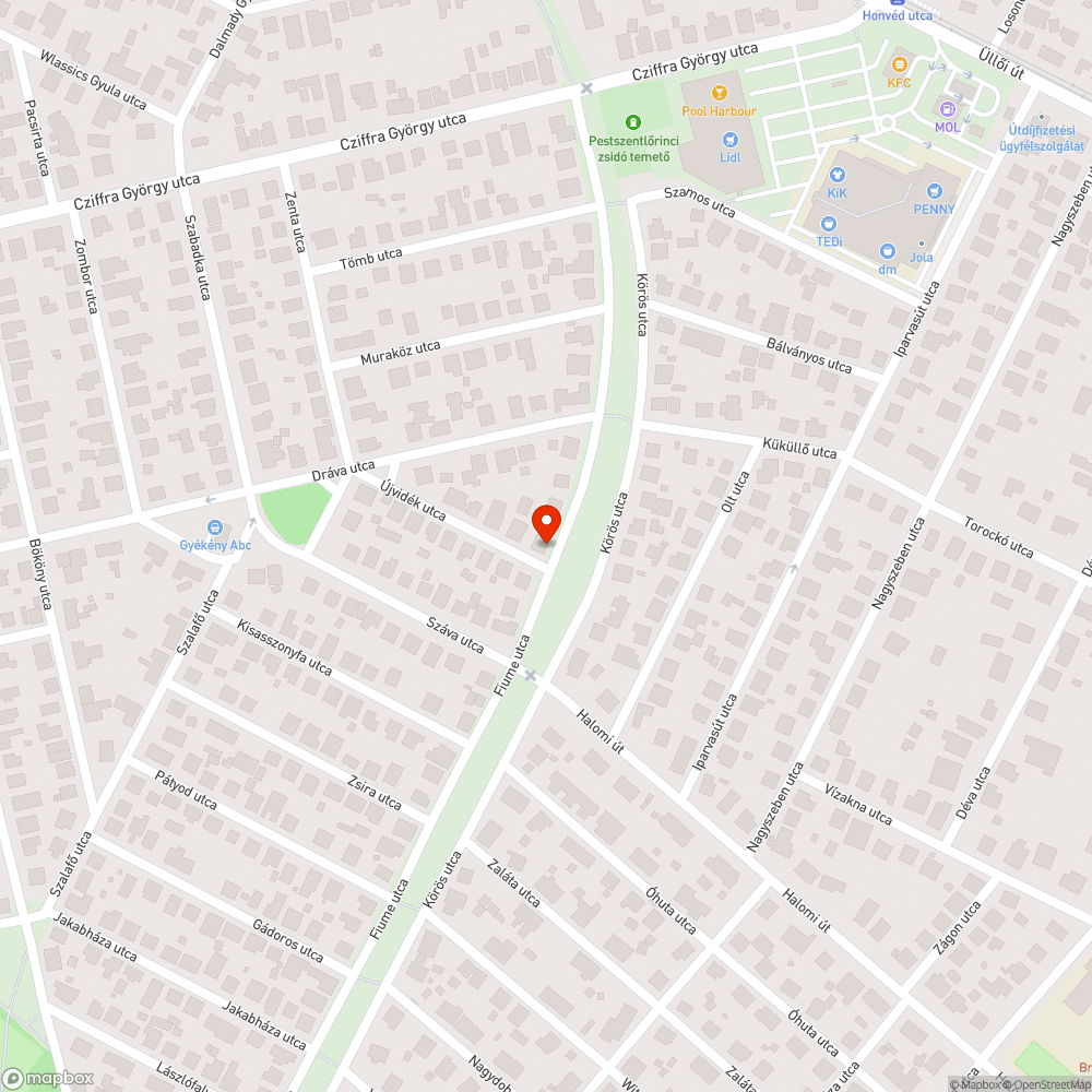 Lámpa az iparvasút mellett nem világít bejelentés helye