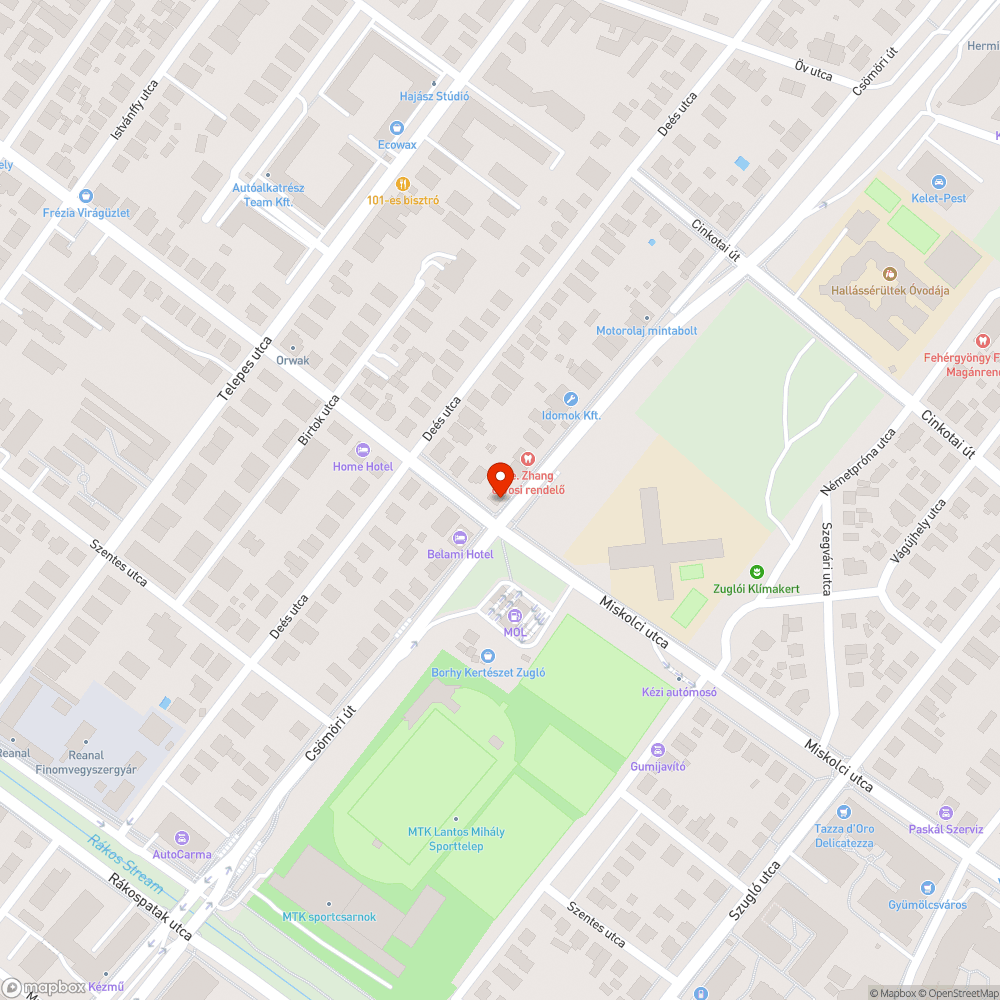 Kátyú, mély kátyú bejelentés helye