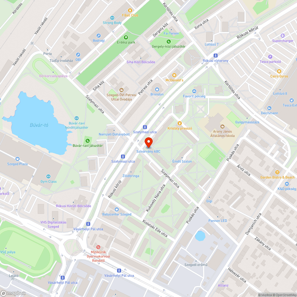 Elhagyatott matrac bejelentés helye