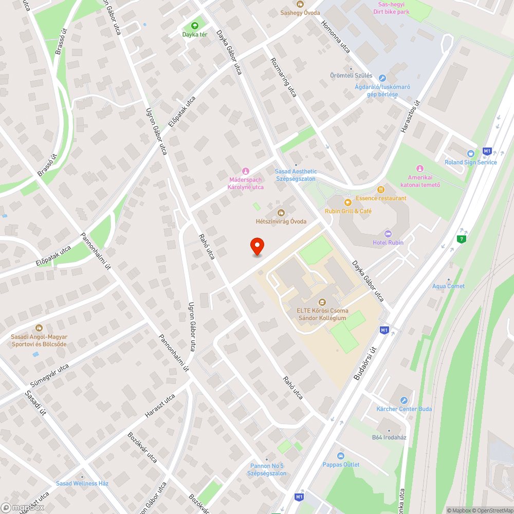 Bali Sándor utca járda és úttest bejelentés helye