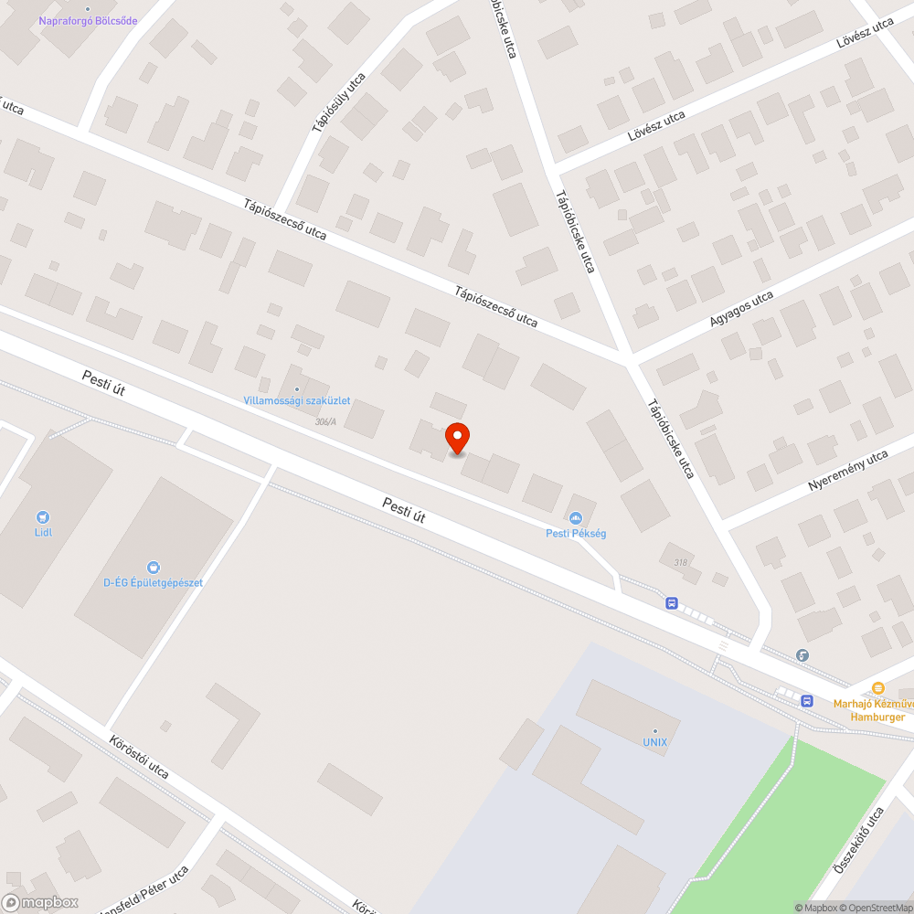 Szaporodó kátyúk bejelentés helye