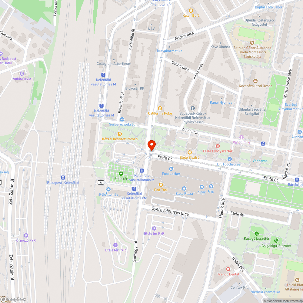 Rövid zöld jelzés bejelentés helye