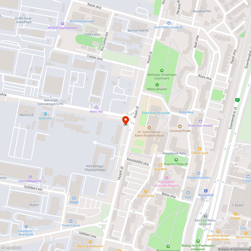 Földből kiálló vas hurkok - botlásveszély bejelentés helye