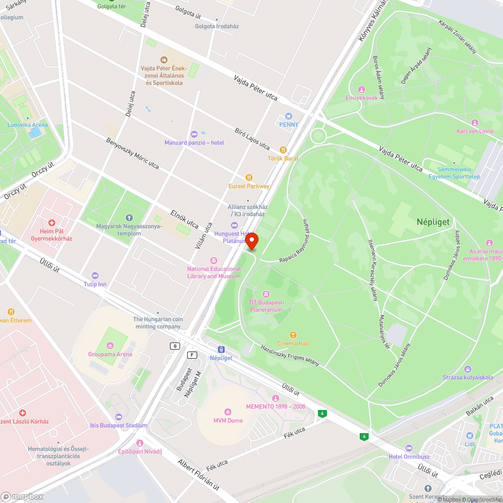 Használaton kívüli oszlop bejelentés helye