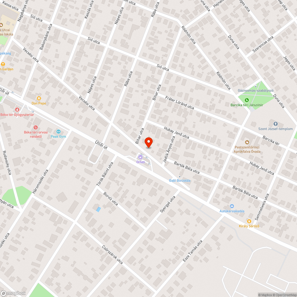 Lejárt Felicia bejelentés helye