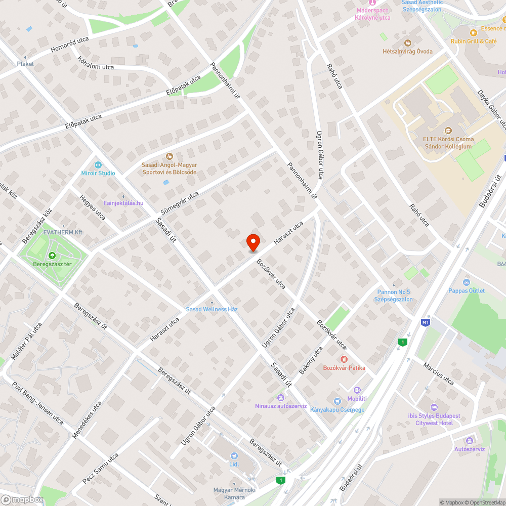 Parkolás bejelentés helye