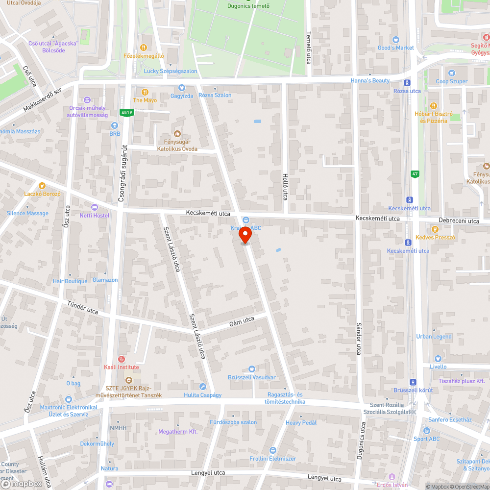 Hónapok óta befejezetlen munka a Csuka utcában bejelentés helye