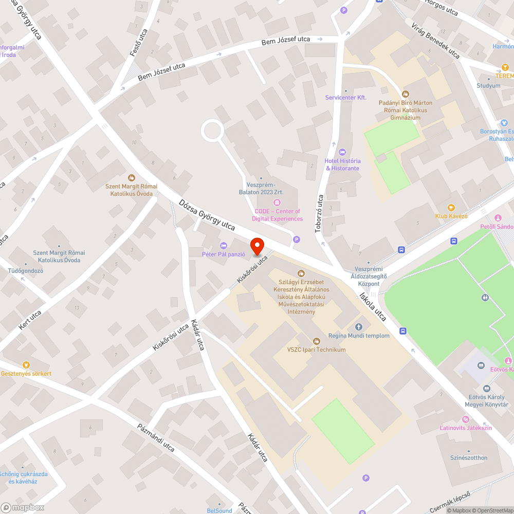 Lejegesedett közterület bejelentés helye