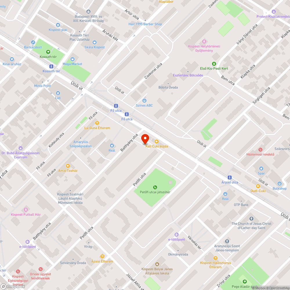 Jeges közjárda bejelentés helye