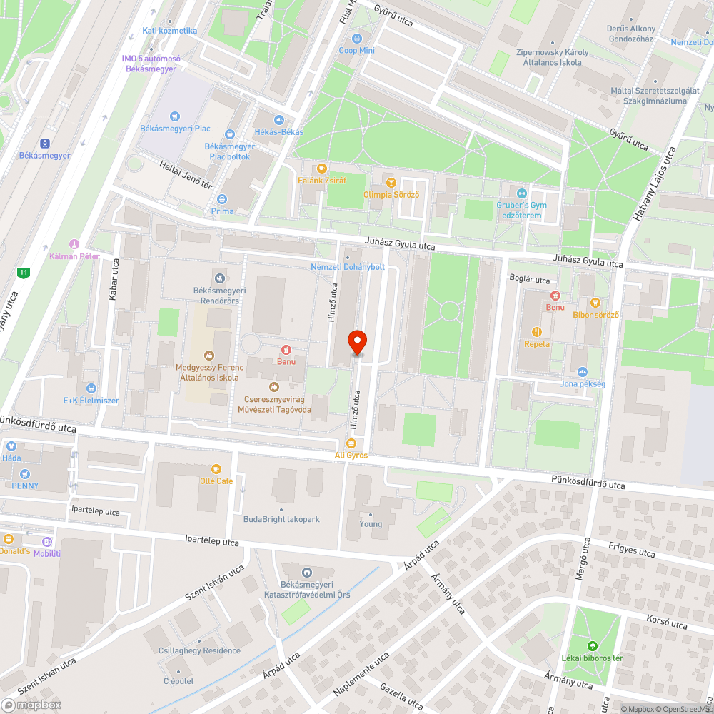 Zúgó oszlop bejelentés helye