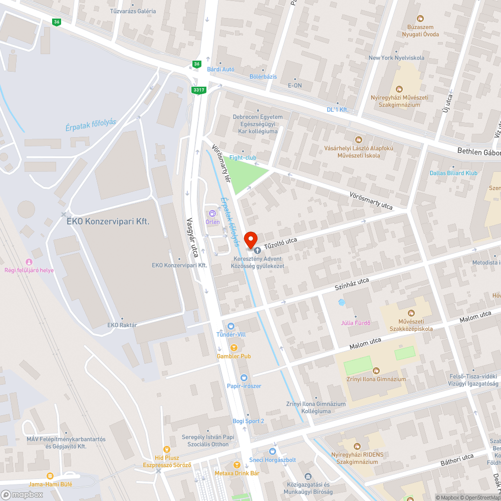 Jeges, csúszós út bejelentés helye