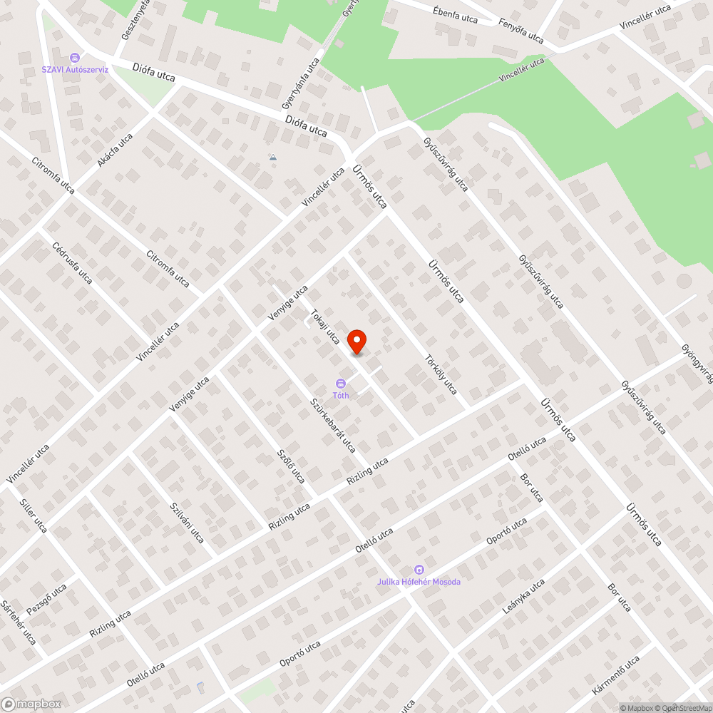 Járhatatlan, csúszós ut bejelentés helye