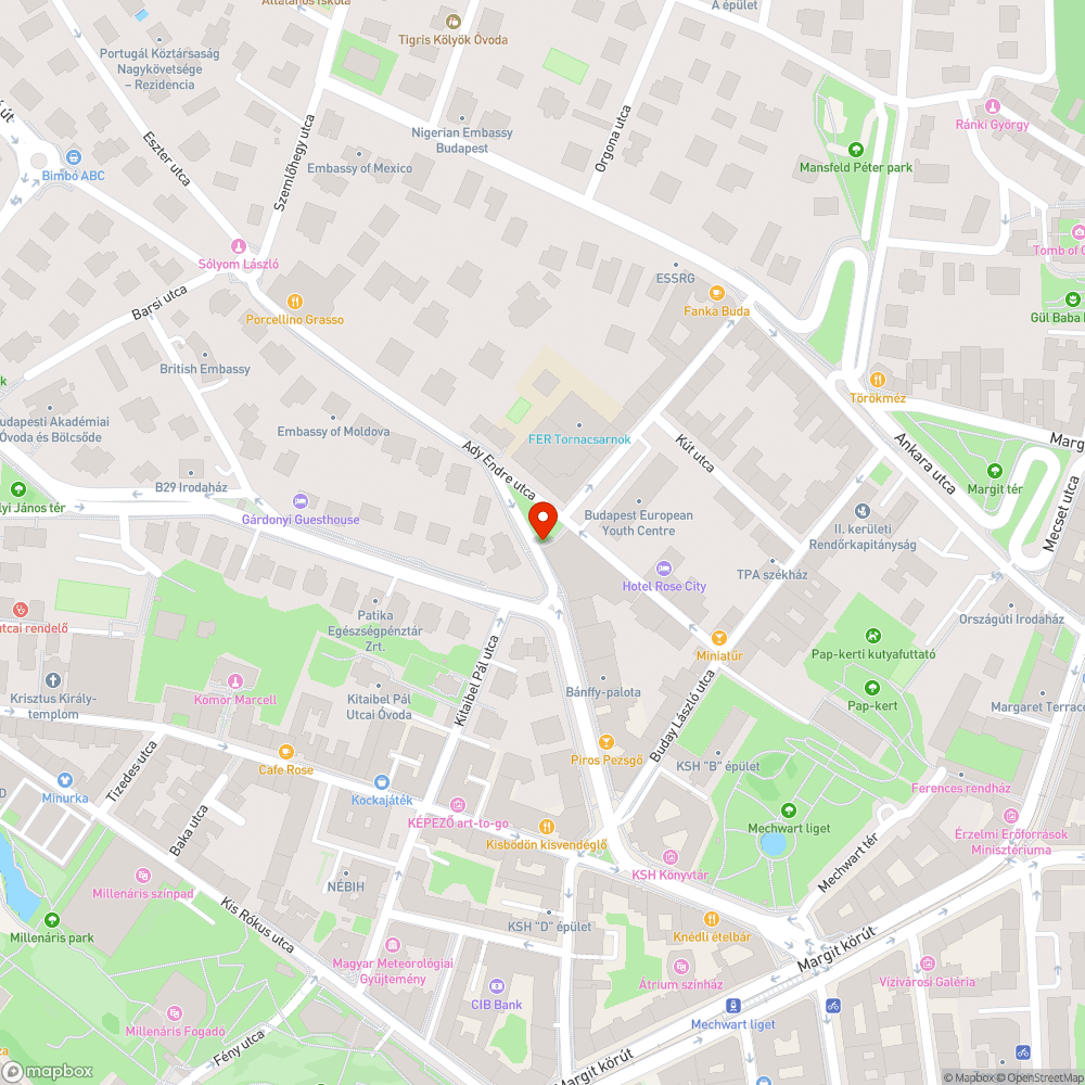 Sérült lépcső és korlát bejelentés helye