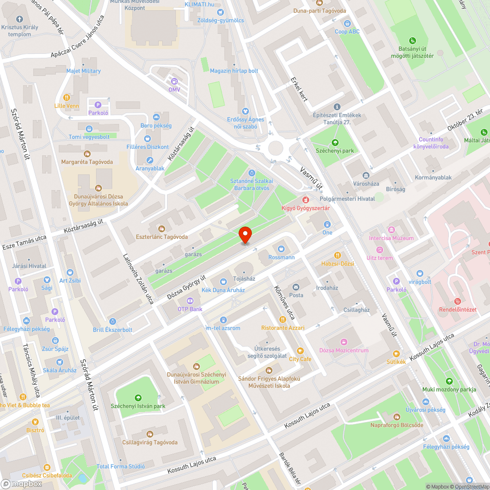 Kitört oszlop bejelentés helye