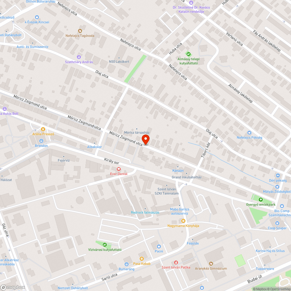 Szabálytalan módon parkoló autó bejelentés helye