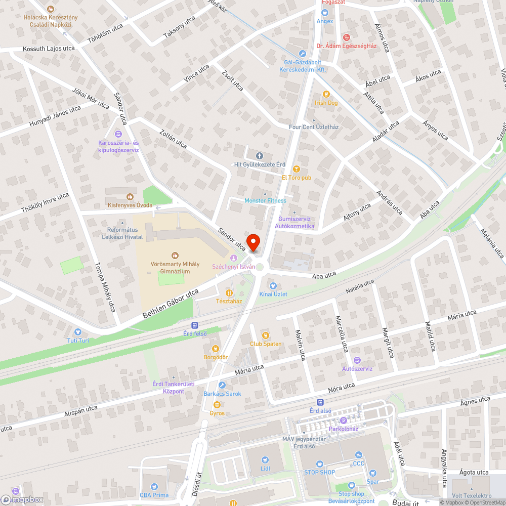 Lötyögős tábla bejelentés helye