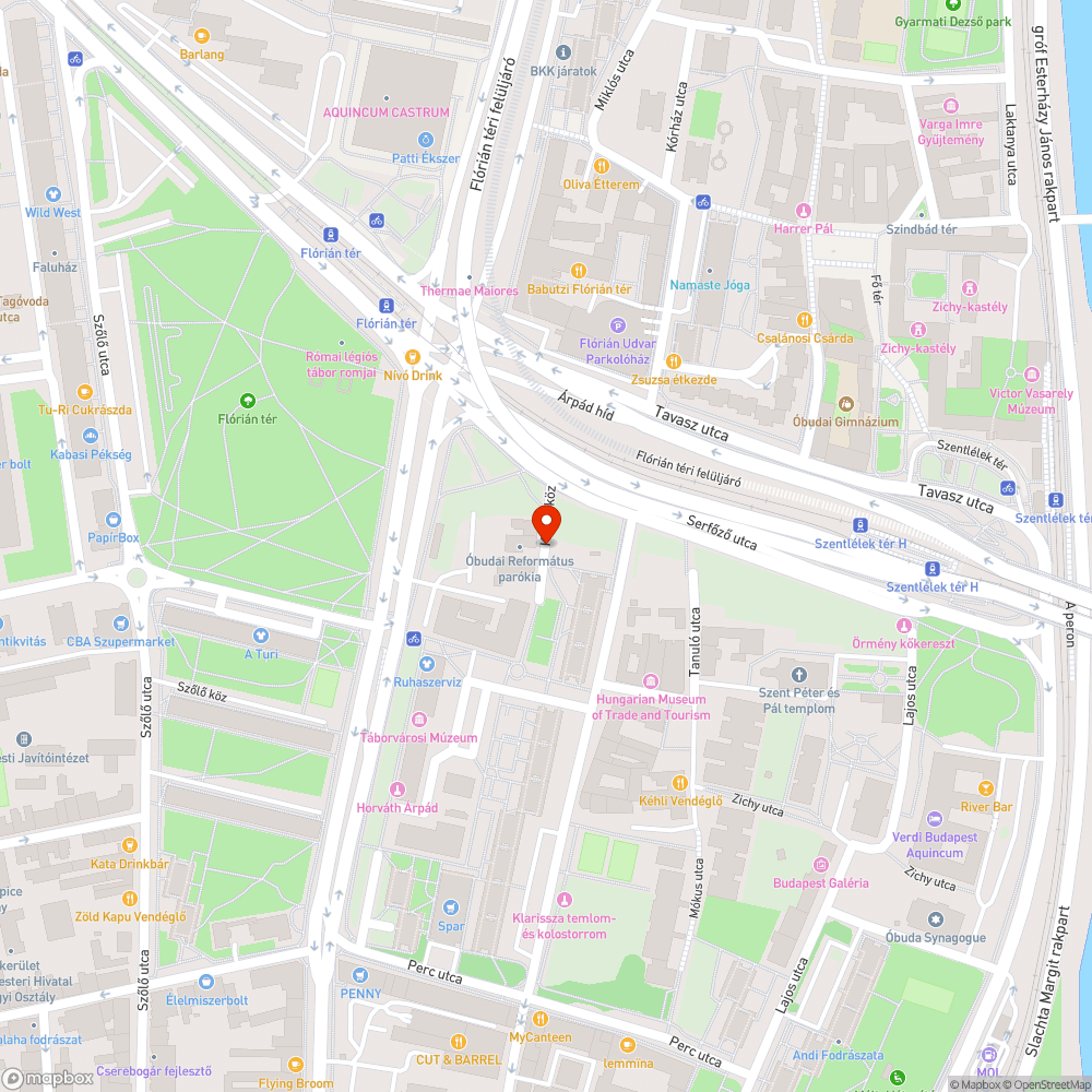 Elhajlott „Parkoló” közlekedési tábla bejelentés helye