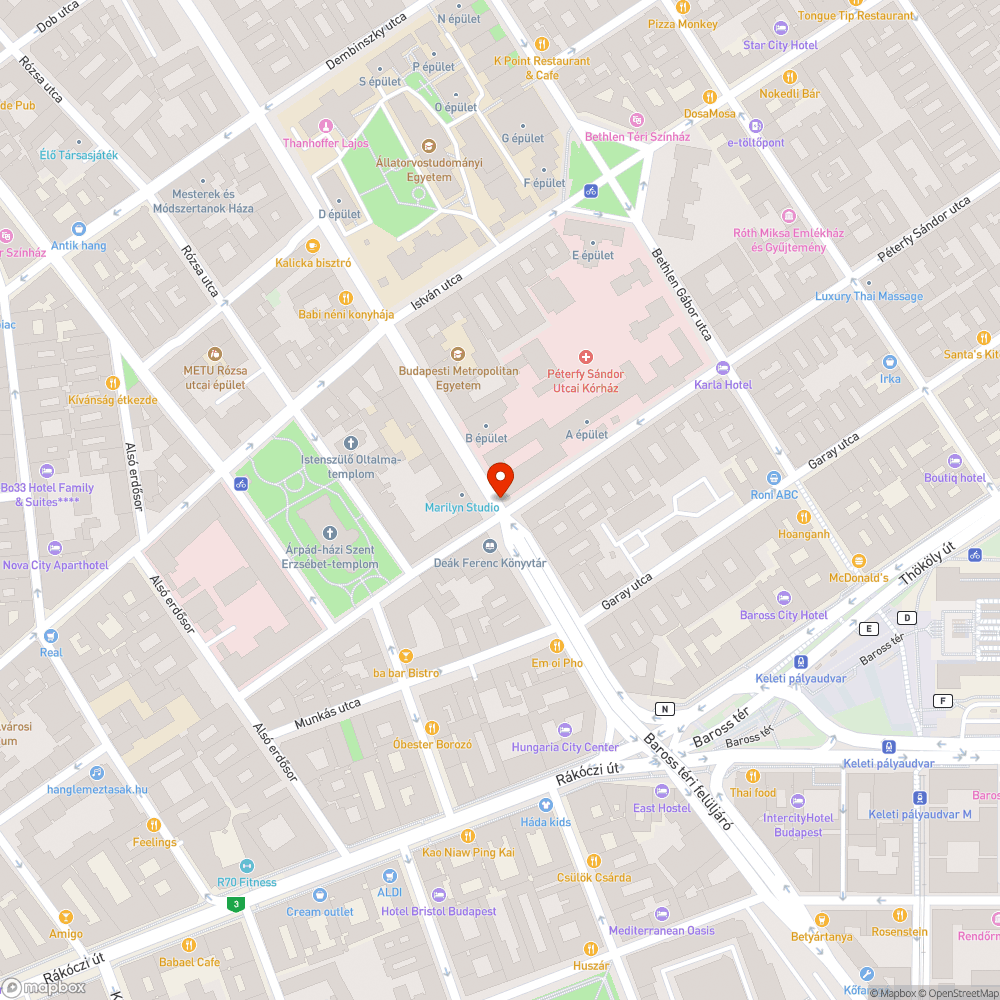 Hatalmas kátyú az út közepén bejelentés helye