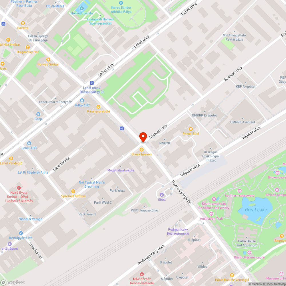 Kátyú/gödör/süllyedés az úttesten bejelentés helye