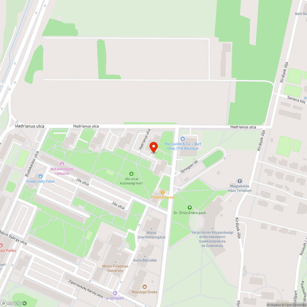 Megsérült poller bejelentés helye