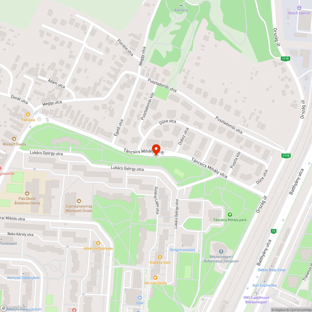 Eltört tábla bejelentés helye