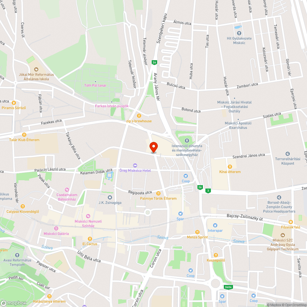 Hiányzó jelzőlámpák bejelentés helye