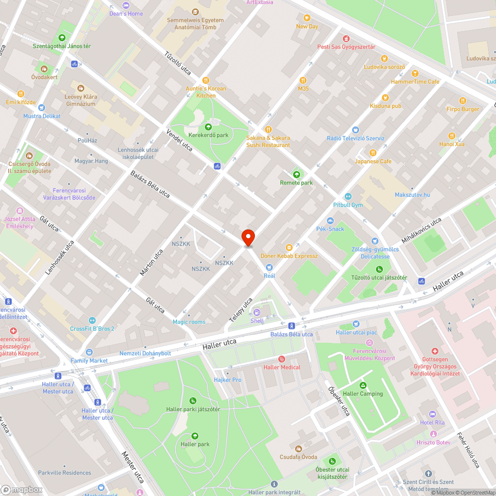 Telekom elosztó bejelentés helye