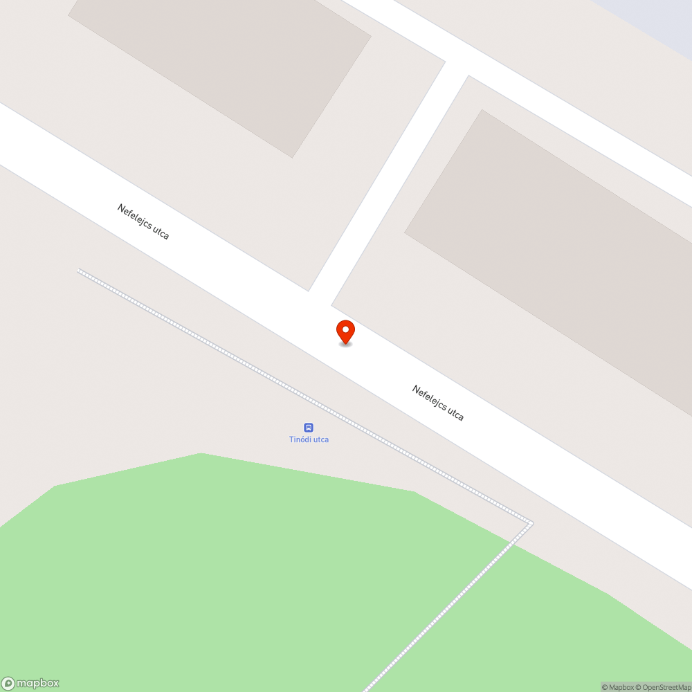 Buszmegálló előttő nyomvályúk és ütőkátyúk bejelentés helye