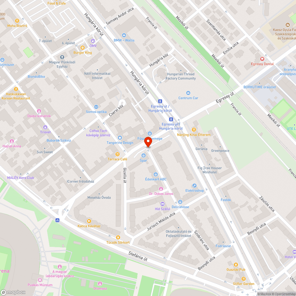 Elhajlott oszlop bejelentés helye