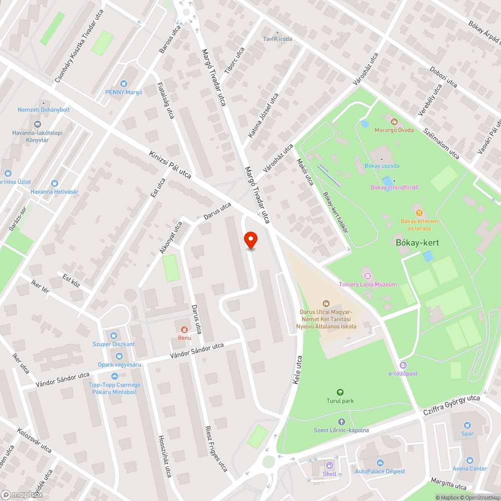 Zöldterületen való parkolás bejelentés helye