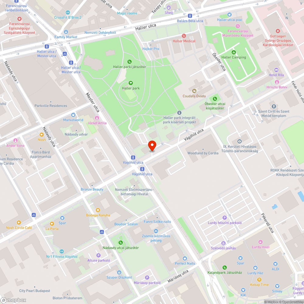 Nem akadálymentesített járda bejelentés helye