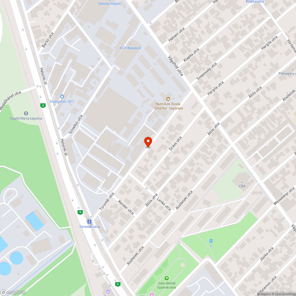 Minősíthetetlen állapotú, balesetveszélyes járda bejelentés helye