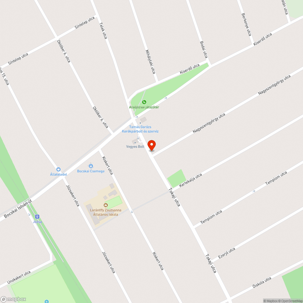 Rossz állapotú Telekom közmű bejelentés helye