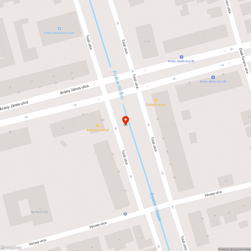 Autósok által tönkretett zöldfelület bejelentés helye