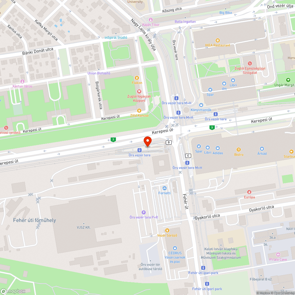 Mindig nyitott, rozsdás kuka bejelentés helye