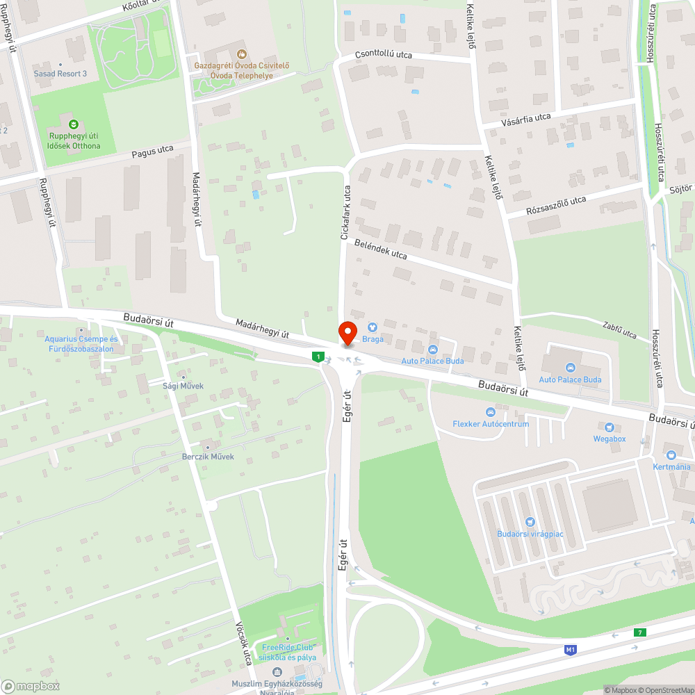 Hordalék a kerékpárúton és a járdán bejelentés helye