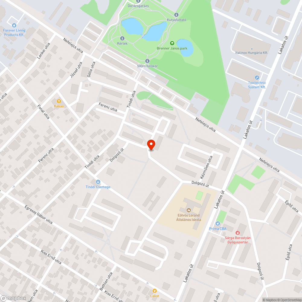 Graffitis Telekom osztószekrény bejelentés helye