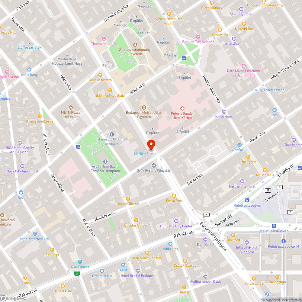 Üres oszlop bejelentés helye