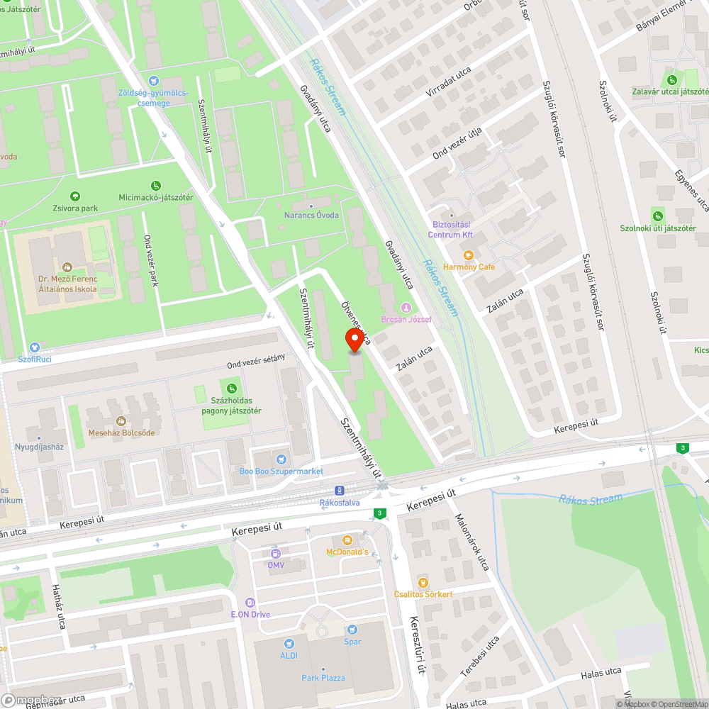 Illegális szemet bejelentés helye