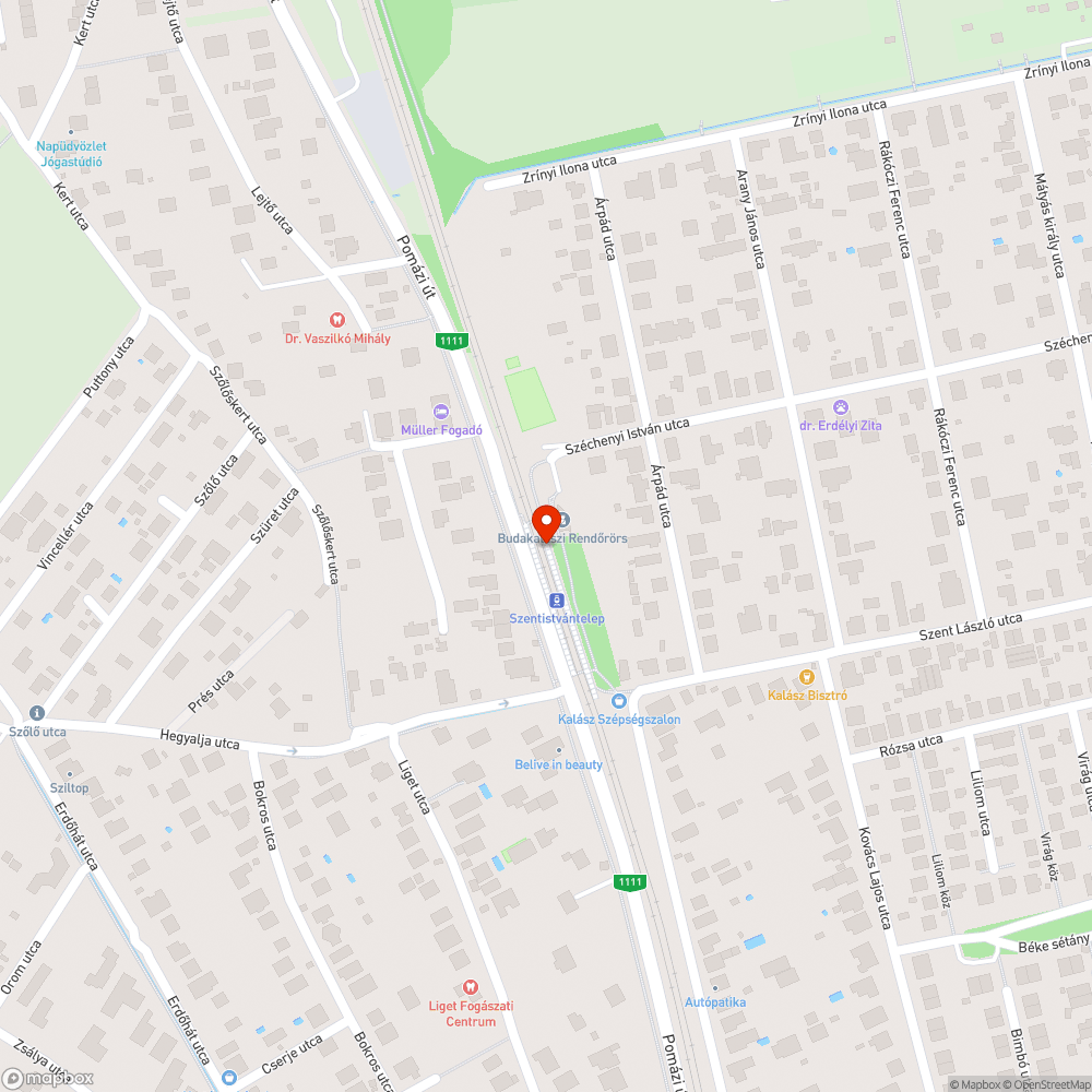 Üzemen kívül bejelentés helye