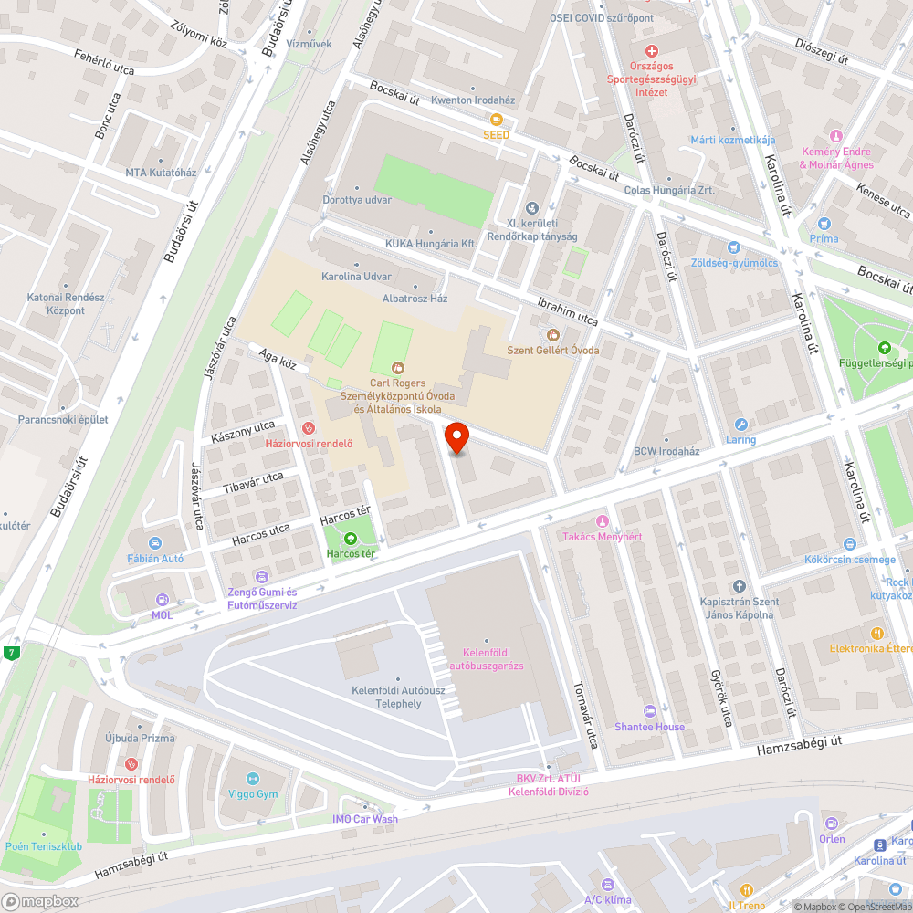 Fenyőfák a járdán bejelentés helye