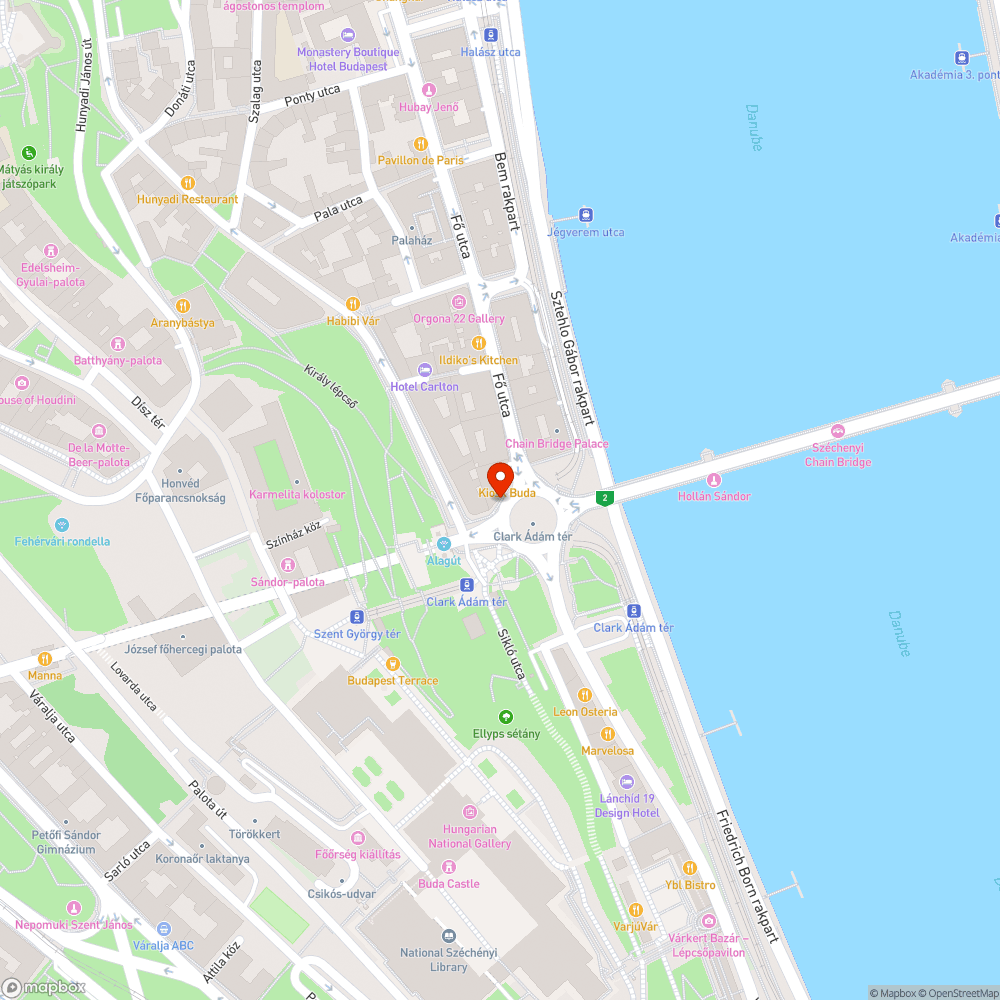 Firka a Lánchídon bejelentés helye