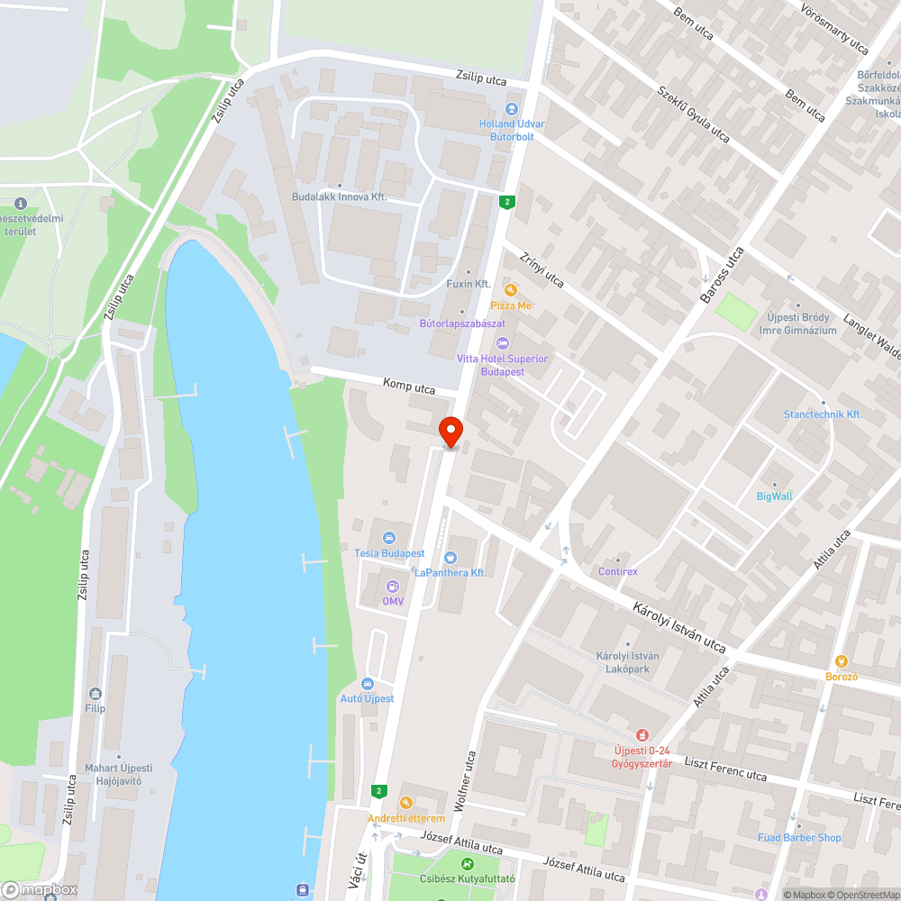 Kátyútenger bejelentés helye