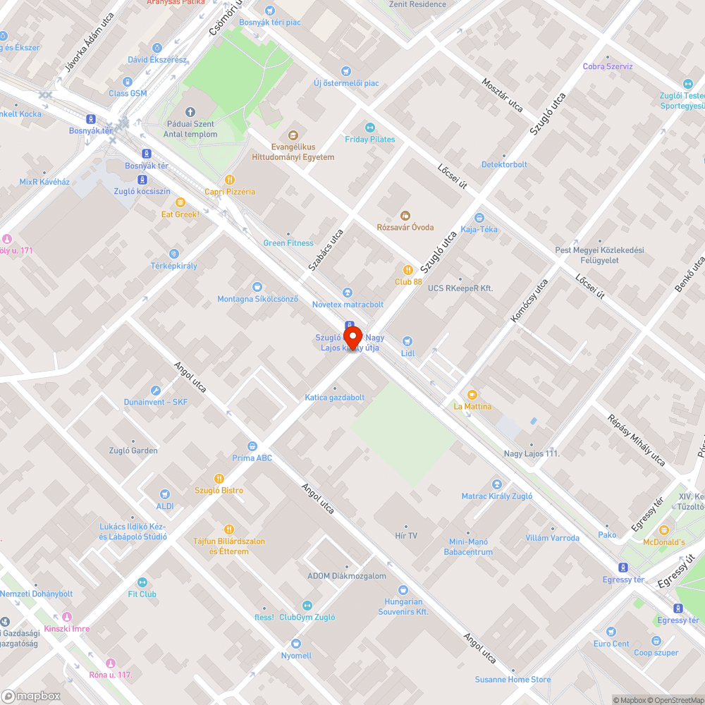 Roncs bejelentés helye