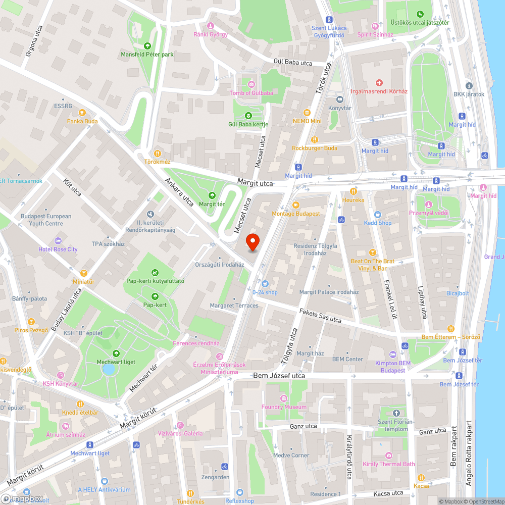 Kerékpár tároló bejelentés helye