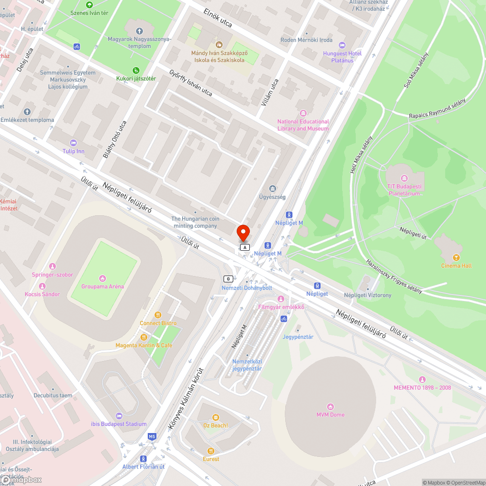 Szemét bejelentés helye