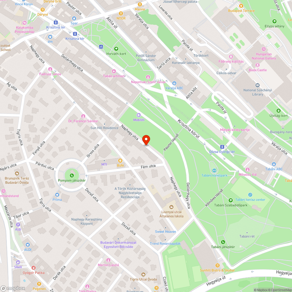 Gigakátyú bejelentés helye